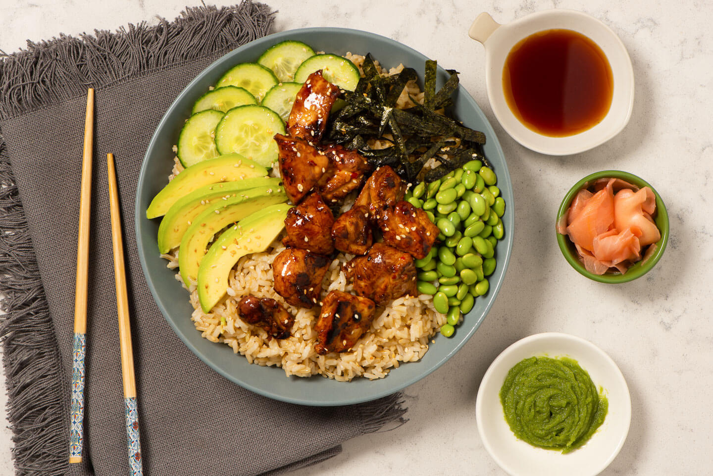 Chicken Poke Bowl