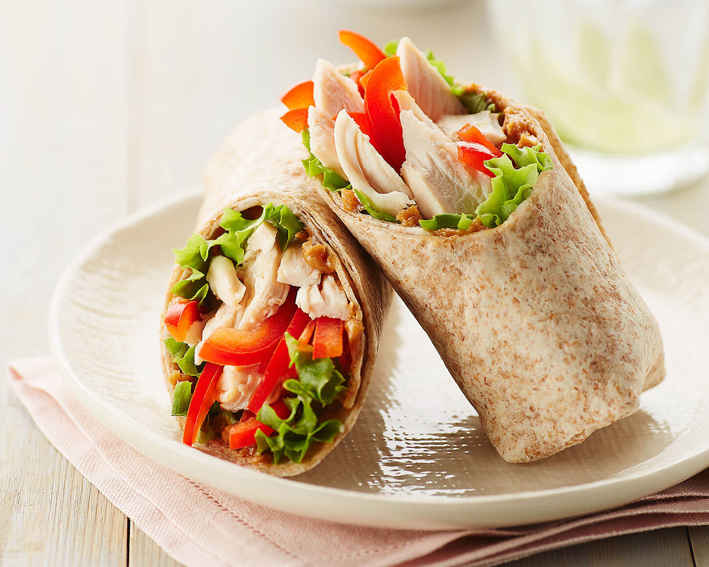 Peanut Butter Chicken Wraps | Chicken.ca