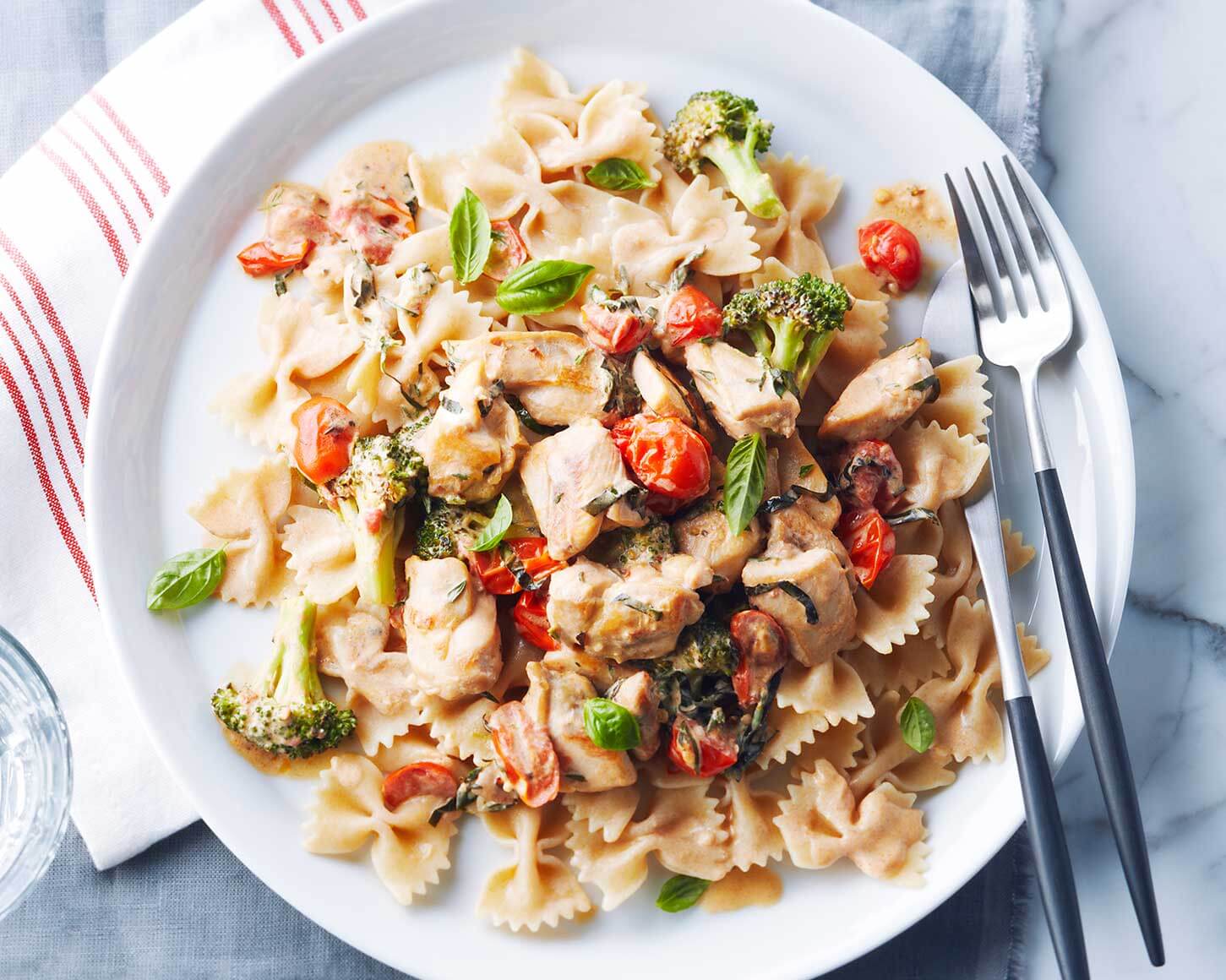 Creamy Chicken Pasta Dinner for One | Chicken.ca