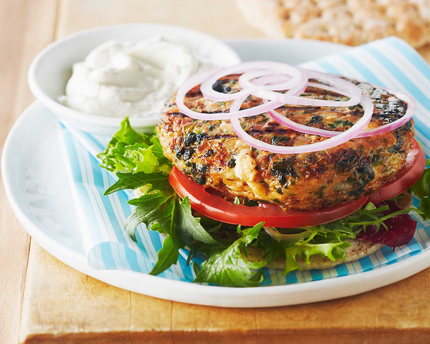 Spinach Feta Burgers | Chicken.ca